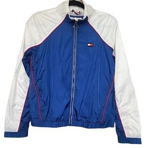 Tommy Hilfiger Sport blue and white windbreaker